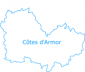 Carte Côtes d'Armor