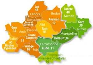 carte Occitanie