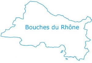 carte bouches-du-Rhône