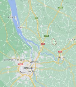Carte Nord de Bordeaux