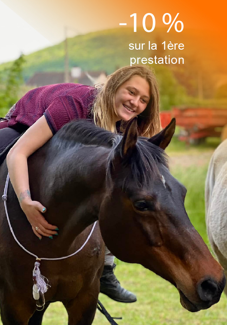 Anna Mondange - Equi'sage Hup's Sport comportementaliste et masseur équin, communication animale