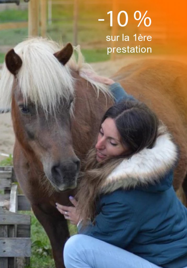 Emilie Wolf Hup's Sport, naturopathe animalier, shiatsu et massage équin