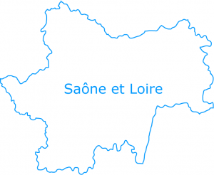 carte Saône-et-Loire